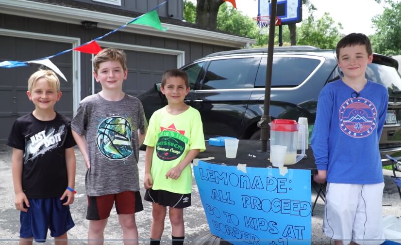 These kids from Kansas set up a lemonade stand to help kids detained at the border