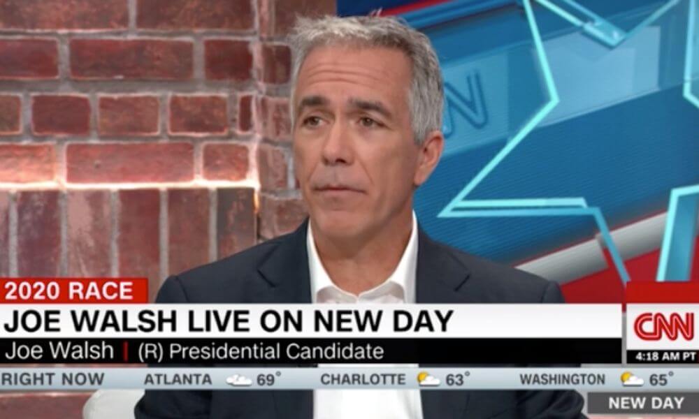 Joe Walsh says he is challenging Trump 'to make the moral case against him'