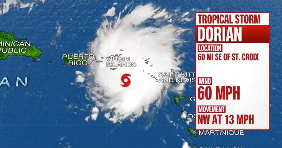 Trump repeats relief funding lie as Tropical Storm Dorian approaches Puerto Rico