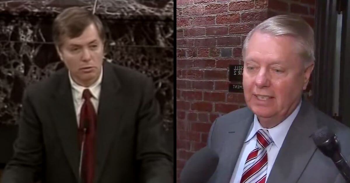 Lindsey Graham once said impeachment was about "cleansing the office". Now he doesn't care