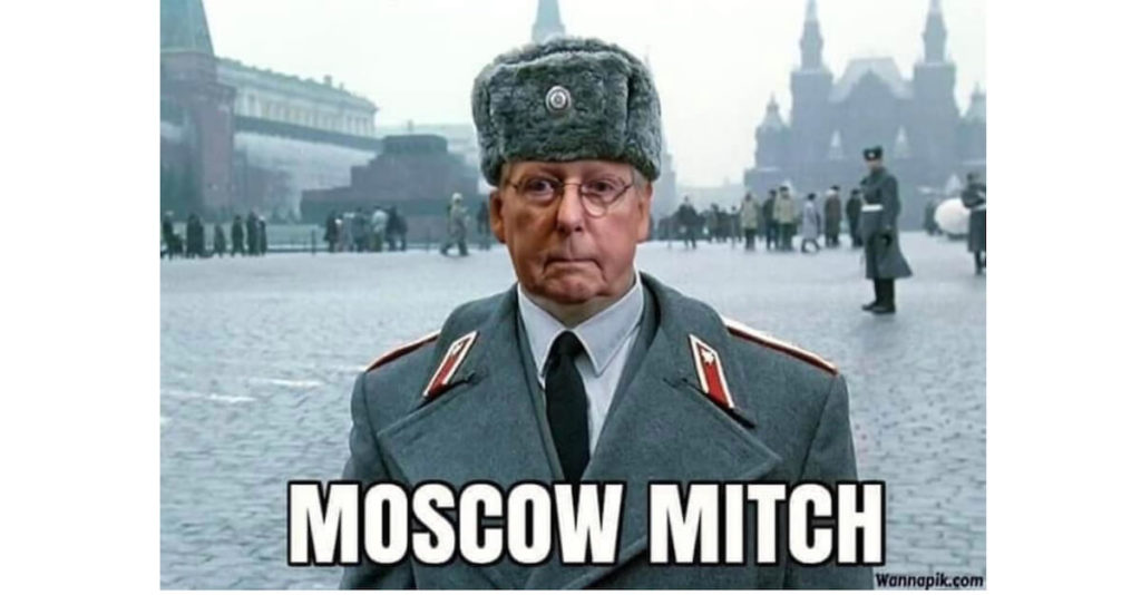 Moscow Mitch screws Kentucky military families in favor of Trump's border wall vanity project 1
