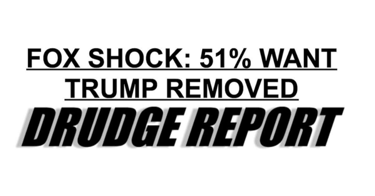 'Criminal and impeachable': Right wing Drudge Report turns on Trump 1