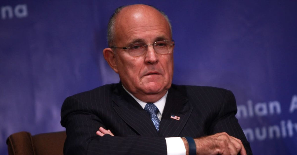 Giuliani admits being paid $500,000 by arrested business pals. Their company? "Fraud Guarantee"