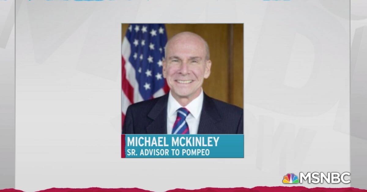 Senior advisor to Pompeo resigns from State Department amidst impeachment inquiry