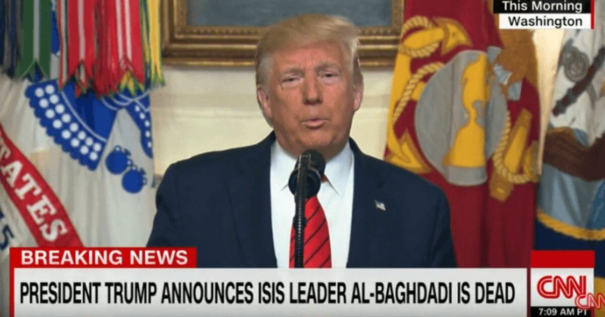 Trump turns remarks on ISIS leader's death into disturbing rant, says America will take Syrian oil