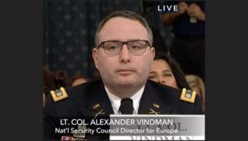 Army providing security assistance to Vindman after Impeachment testimony