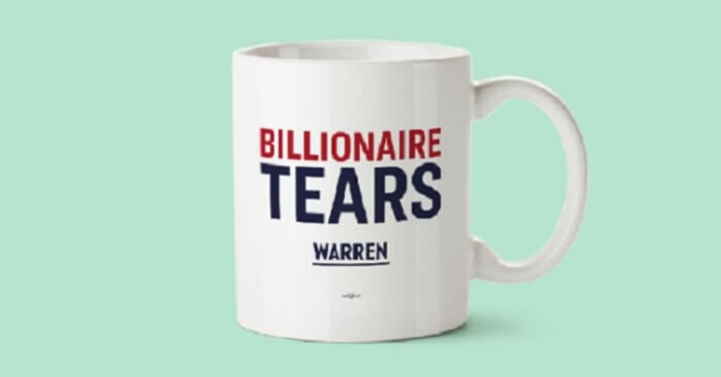 Elizabeth Warren is selling mugs for 'billionaire tears' after one started crying on TV 1