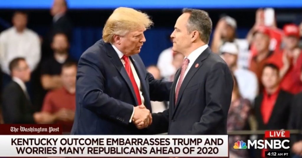 Trump is so deluded he thinks the devastating GOP loss in KY Is good news for Moscow Mitch
