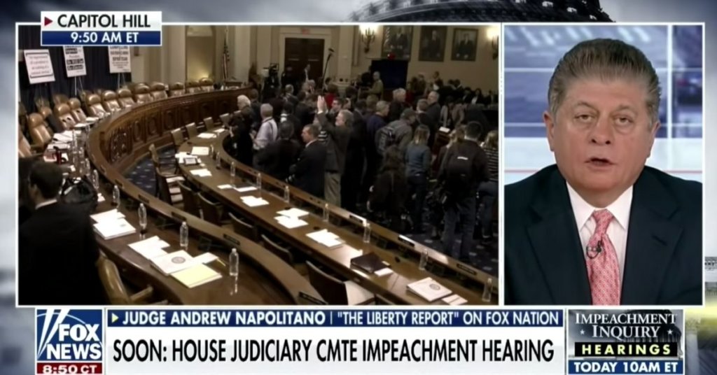 Fox News’ legal expert says Democrats have 'credibly argued' for impeaching Trump