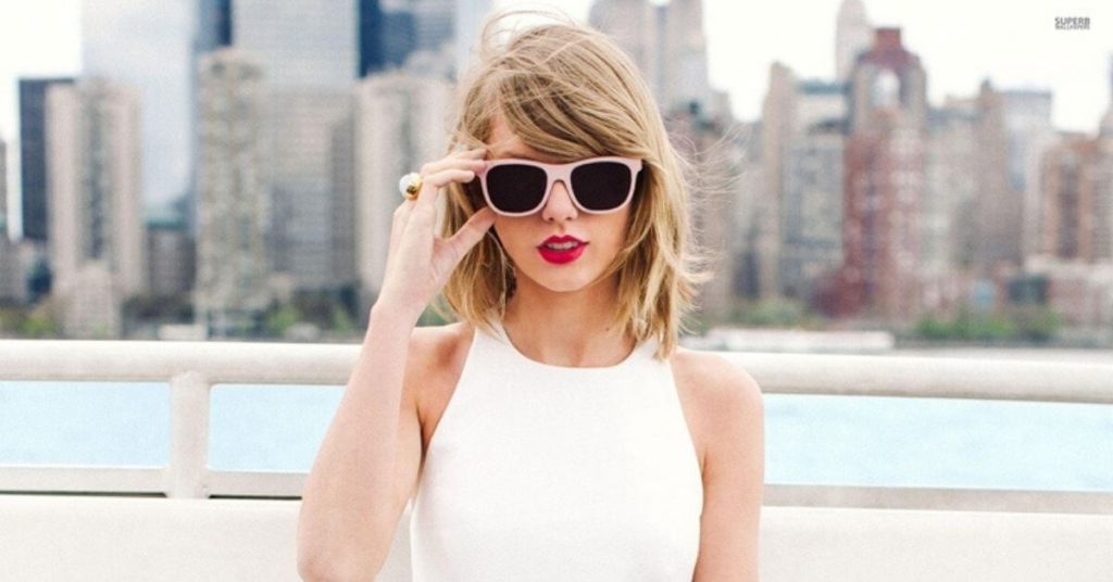 Taylor Swift wearing sunglasses