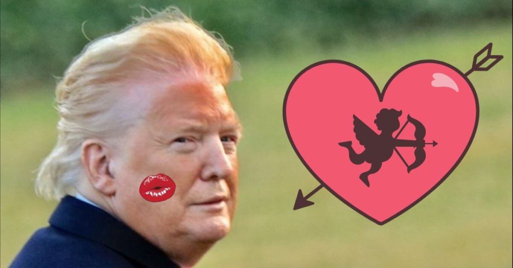 Twitter helps Trump find the perfect Valentine's gift for Trump