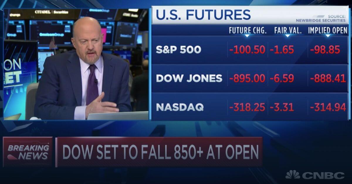 'We have lost containment': As coronavirus slams stocks, Jim Cramer warns pandemic impact 'totally underrated'