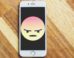Angry Emoji on a smart phone screen