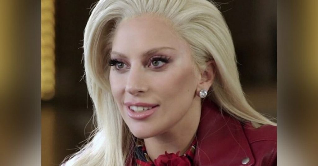 A close up photo of Lady Gaga