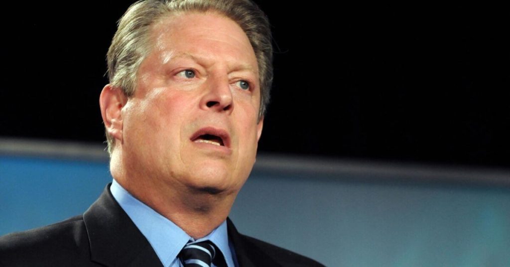 Al Gore with a look of concern