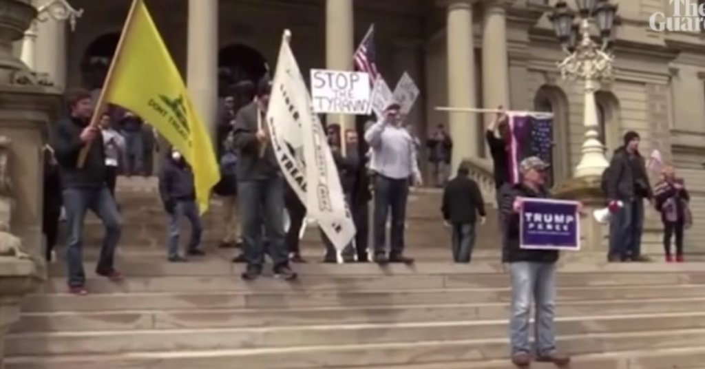 Trump loyalists protest in Michigan