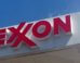 Close up of an Exxon sign