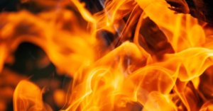 Close up photo of fire