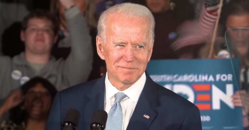 Joe Biden at a rally