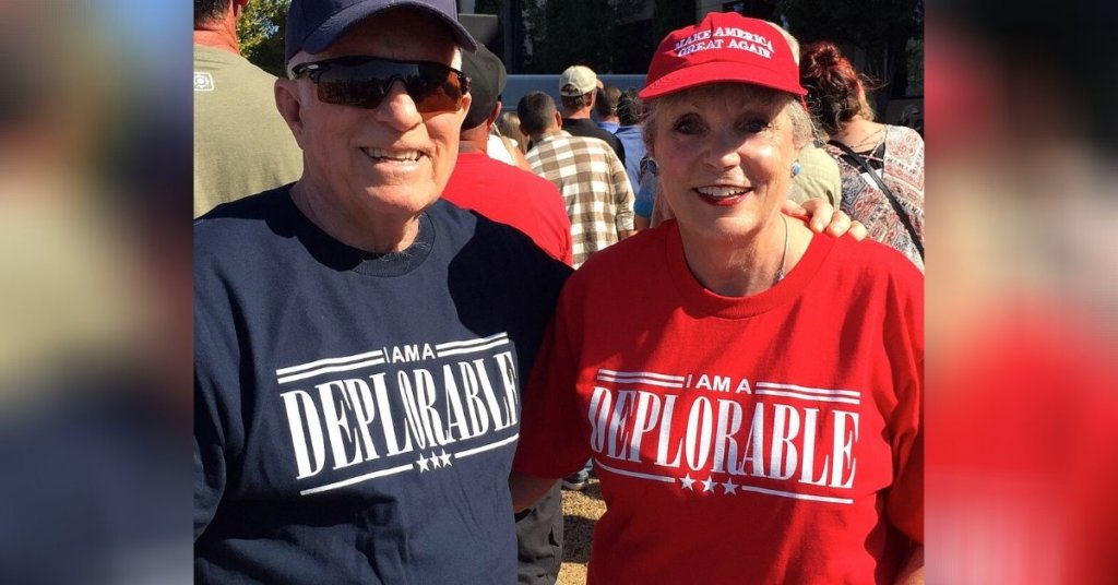 Two Trump supporters