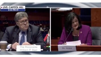 'This is how it's done': Must-watch TV as Jayapal tears into William Barr at judiciary hearing