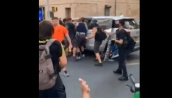 'This is...kidnapping': Video shows plainclothes NYPD officers throwing protester into unmarked van