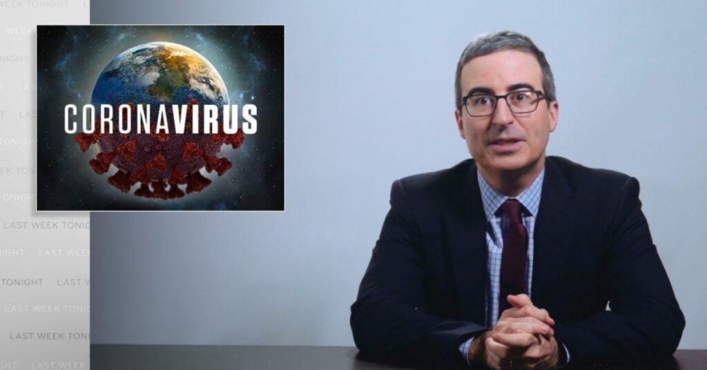 John Oliver on his show