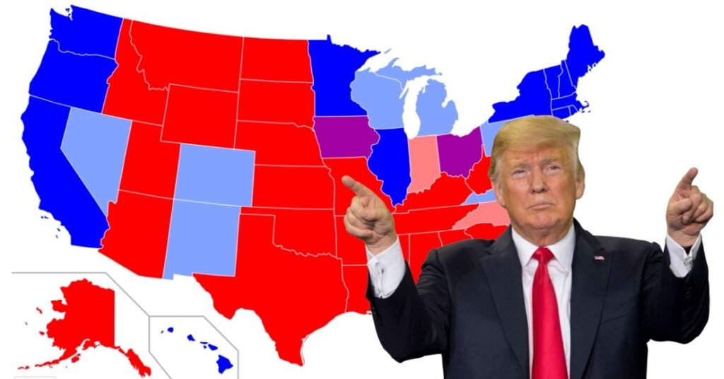 Trump thinks blue cities should be left to 'rot' — but it is the red ones that would feel the burn