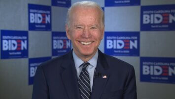 Joe Biden smiling