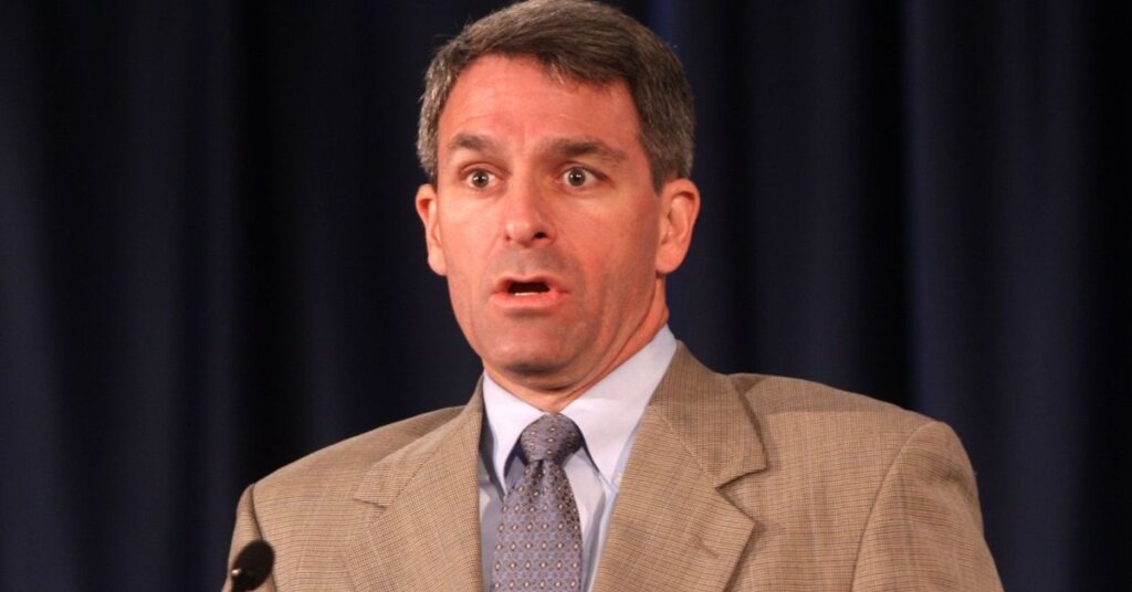 Ken Cuccinelli looking scared and confused