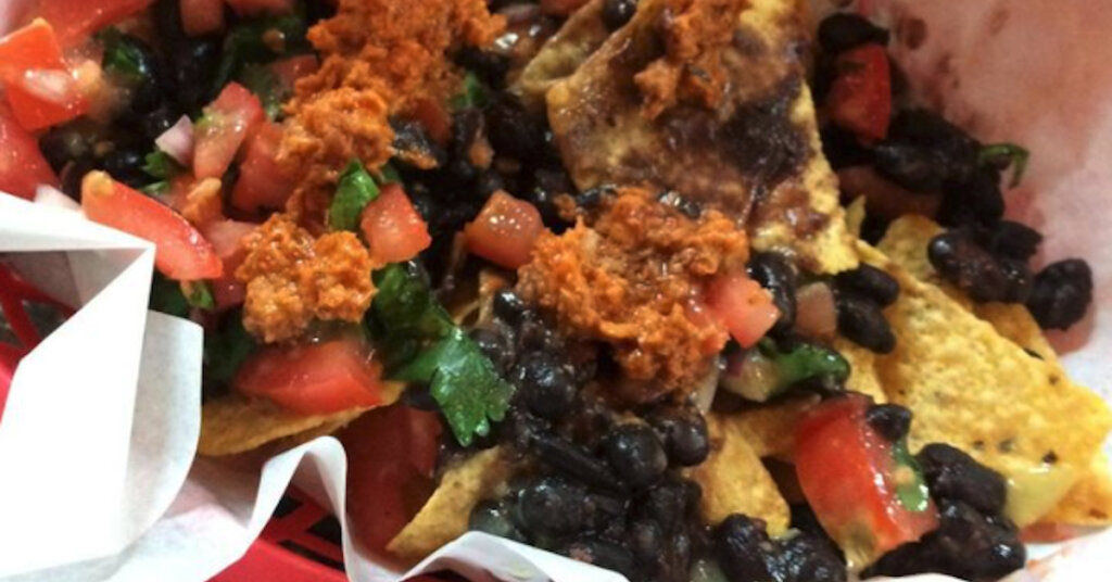 A dish at Antonio Magana's vegan Mexican restaurant, Flacos.