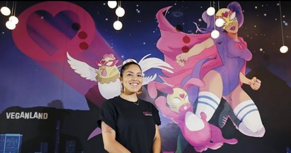 Chicana Vegana owner Jasmine Hernandez.