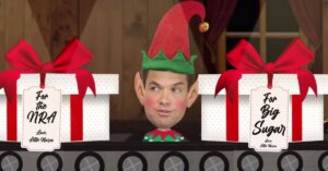 Marco Rubio stylized as an elf